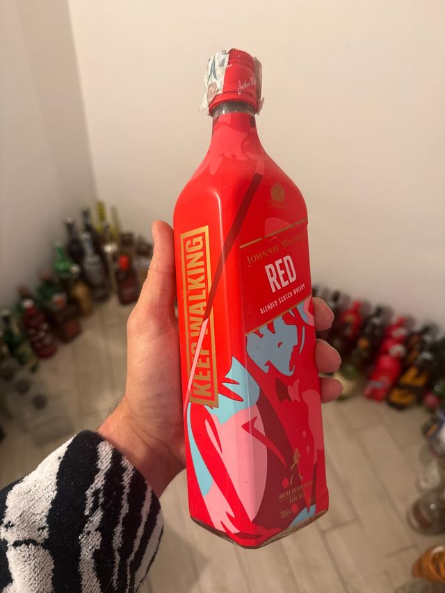 Bottiglia Johnnie Walker Red vuota