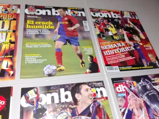 6 revistas don balon fc barcelona messi champions
