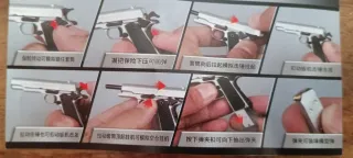 Miniatura pistola metal Pietro Beretta