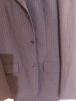 Traje caballero talla M raya diplomática Zara
