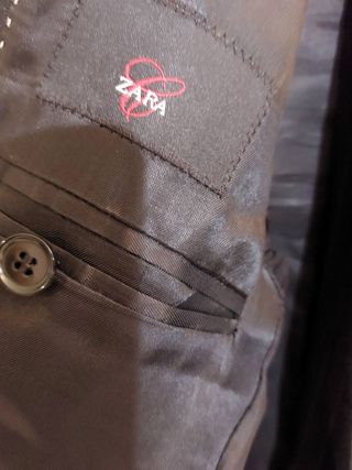 Traje caballero talla M raya diplomática Zara