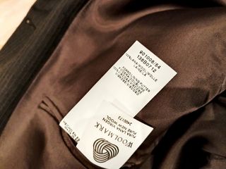 Traje hombre XL 100% lana pura raya diplomática