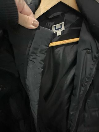 Plumífero negro Adolfo Domínguez Talla S