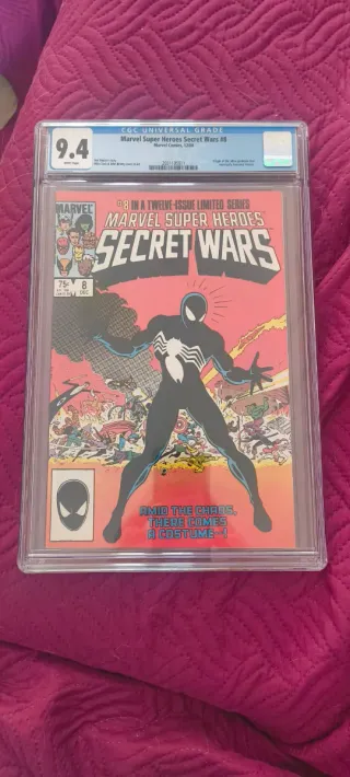 Marvel secret wars 8 cgc 9.4 primera aparición sim