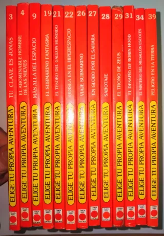 ELIGE TU PROPIA AVENTURA. 13 LIBROS. DESDE 5€/UN.