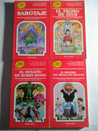 ELIGE TU PROPIA AVENTURA. 13 LIBROS. DESDE 5€/UN.