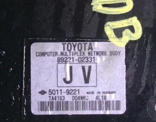 88113 89221-02331 centralita confort toyota auris