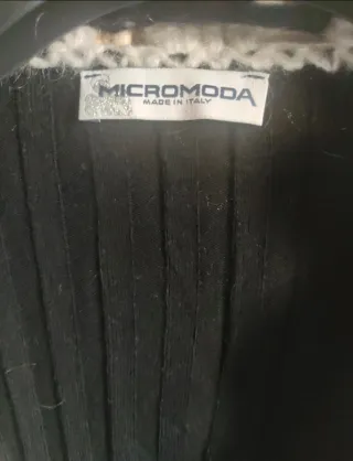 Cardigan nero e bianco taglia S