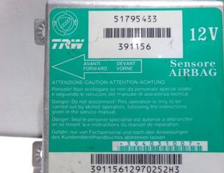 Centralita airbag 51795433 fiat punto 1.3 80862