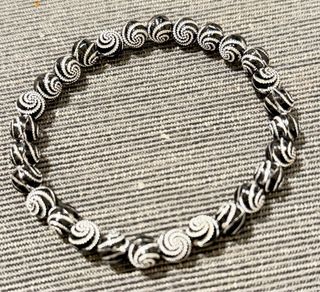 Braccialetto Unisex Nero e Bianco