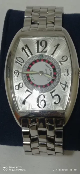 Reloj Franck Muller Plata y Rojo