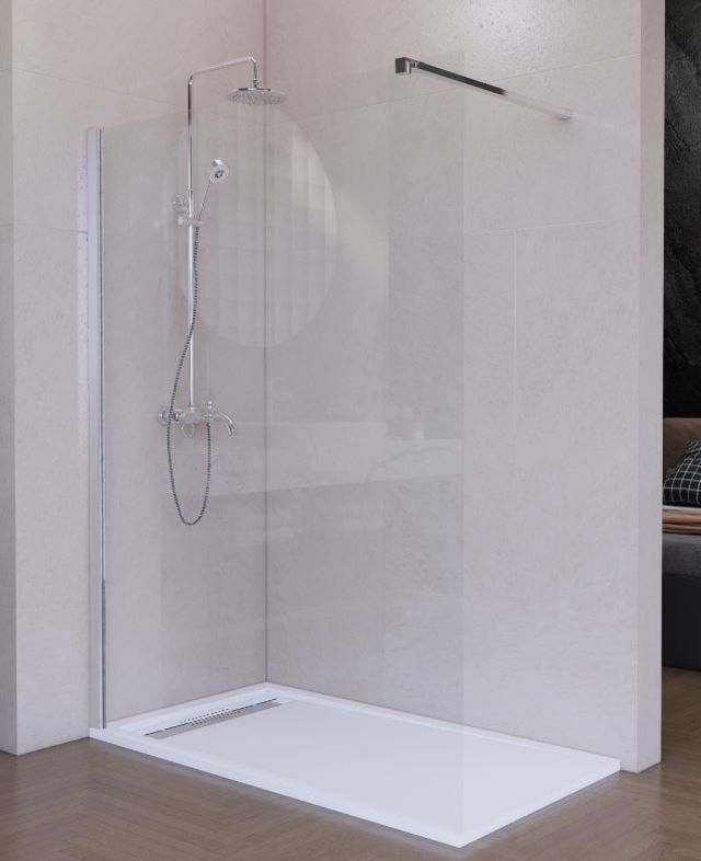 Montaje/desmontaje de mampara - fija, corredera