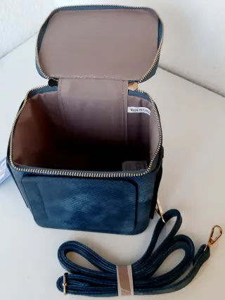 Bolsa baú BOLSOS AURORA azul petróleo