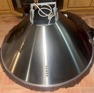 Campana extractora SIN USAR de acero inoxidable