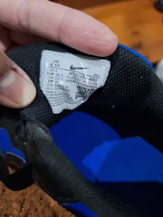 Zapatillas Nike Niño Azul y Negro