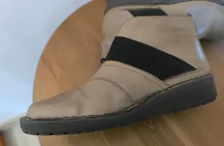 Botines Porronet Beige y Marrón