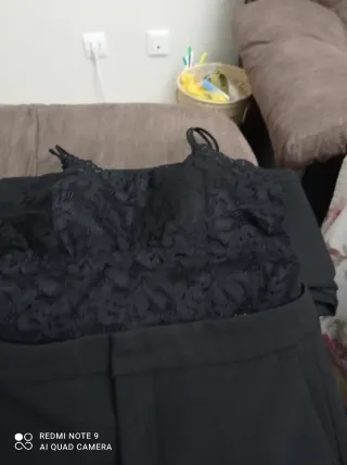 Conjunto fiesta encaje negro