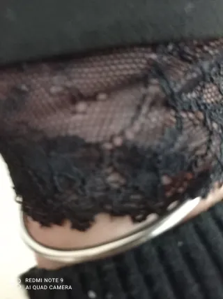 Conjunto fiesta encaje negro