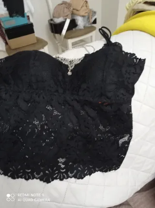 Conjunto fiesta encaje negro