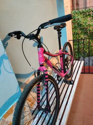 Bicicleta Orbea rosa