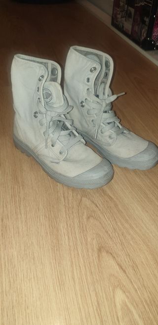 Botas Palladium Beige/Gris