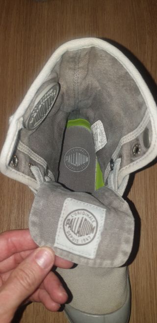 Botas Palladium Beige/Gris