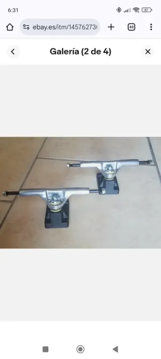 Ejes Skate Gullwing Street Shadow Nuevos