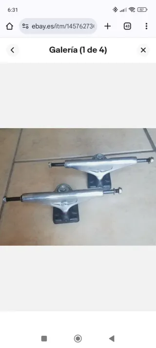 Ejes Skate Gullwing Street Shadow Nuevos