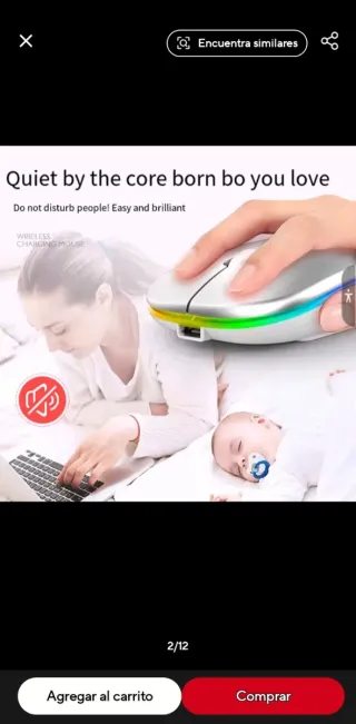 Ratón Inalámbrico Bluetooth Recargable