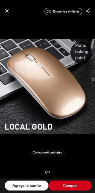 Ratón Inalámbrico Bluetooth Recargable