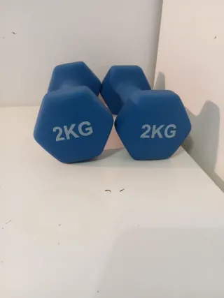 Manubri da 2kg (coppia) blu