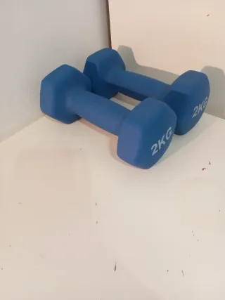 Manubri da 2kg (coppia) blu