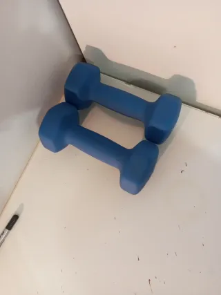 Manubri da 2kg (coppia) blu