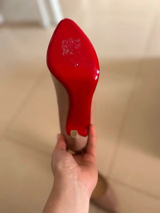 Zapatos de tacón Christian Louboutin Beige/Rosa