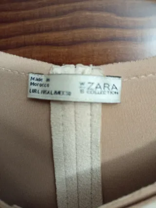 Chaqueta Antelina Beige Talla Única