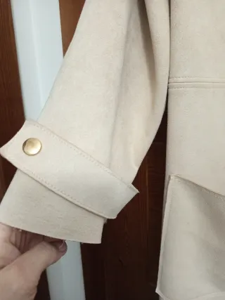 Chaqueta Antelina Beige Talla Única