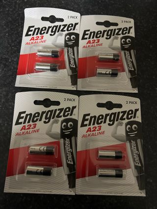 Lote 4 Paquetes Pilas Energizer A23 Alcalinas