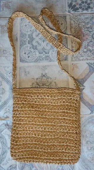 Bolso de ganchillo multicolor