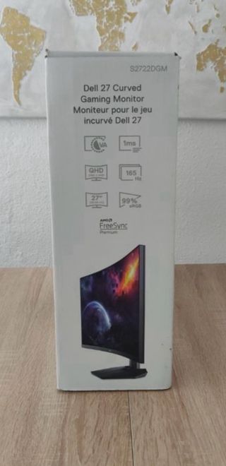 Monitor Dell S2722DGM 27 WQHD 165Hz Curvo