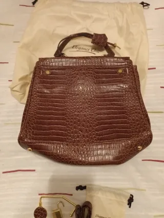 Bolso Elegance Chic Marrón Nuevo