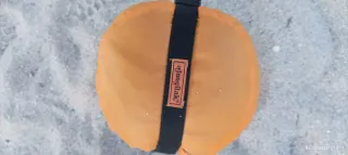 Colchoneta hinchable camping y saco de dormir