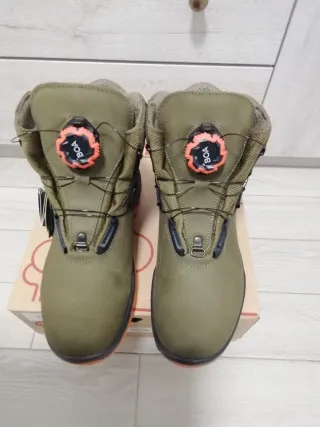 Botas Chiruca Cares Boa Hi Vis 18. Verde-Naranja