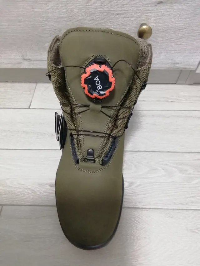 Botas Chiruca Cares Boa Hi Vis 18. Verde-Naranja