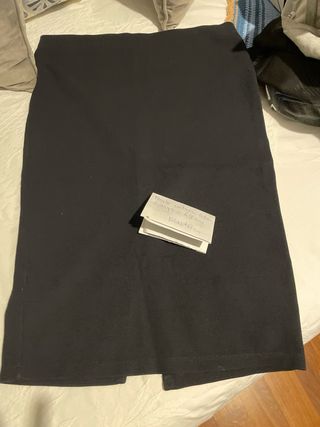 Falda elástica negra Talla M