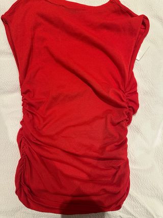 Top Zara Rojo Talla S