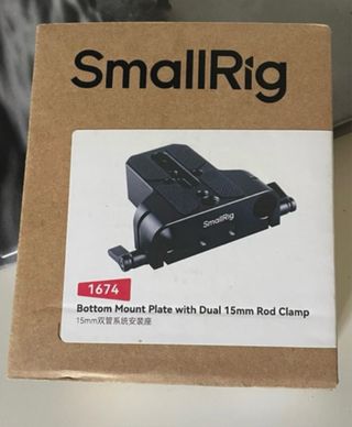 SmallRig 1674 Placa Base Doble Abrazadera 15mm