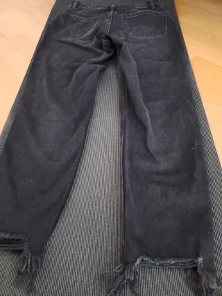 Tejanos negros rotos chica Talla S
