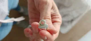 Pulsera Pandora Cierre Corazón cierre barra en T