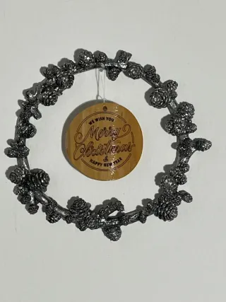 Decorazioni Natalizie Bamboo Zampe Cane Cuore