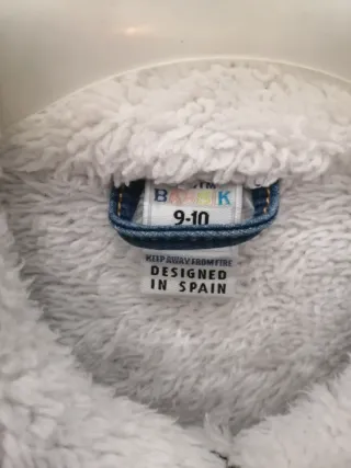 Cazadora vaquera niño forrada